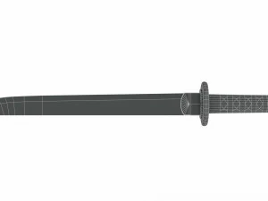 japanese sword 3D Model