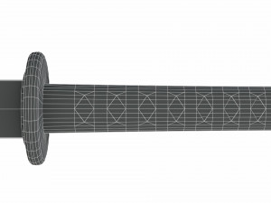 japanese sword 3D Model