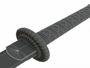 japanese sword 3D Model