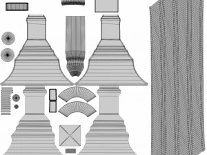 the golden scales 3D Model