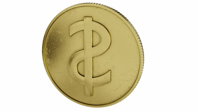 dollar symbol Modelo 3D .c4d .max .obj .3ds .fbx .stl .blend 