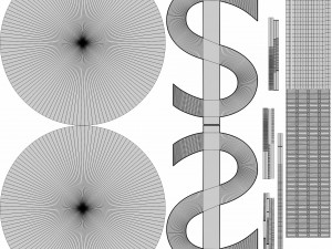 dollar symbol Modelo 3D