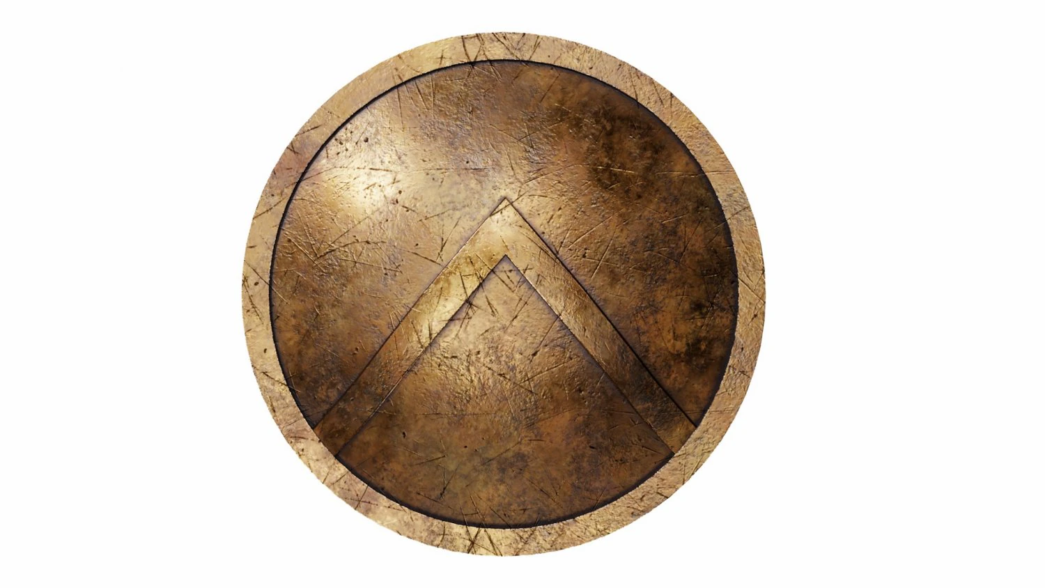 spartan shield 3D Model .c4d .max .obj .3ds .fbx .stl .blend 