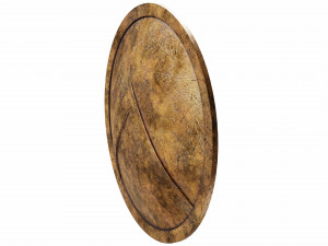 spartan shield Modelo 3D