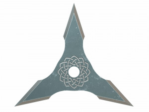 collection of 20 shurikens 3D 모델