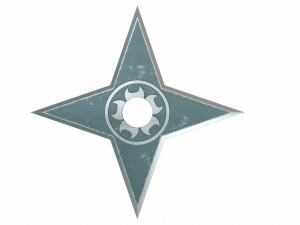 collection of 20 shurikens 3D 모델