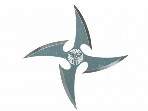 collection of 20 shurikens 3D 모델