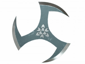 collection of 20 shurikens 3D 모델