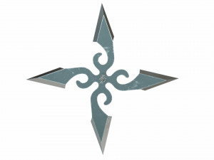 collection of 20 shurikens 3D 모델