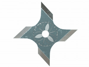 collection of 20 shurikens 3D 모델