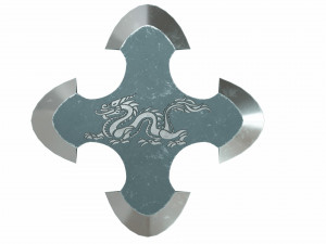 collection of 20 shurikens 3D 모델