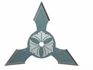 collection of 20 shurikens 3D 모델