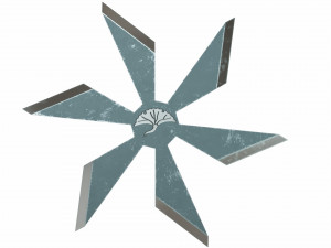 collection of 20 shurikens 3D 모델