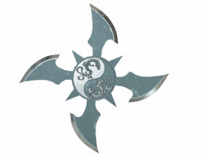 collection of 20 shurikens 3D 모델