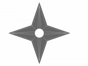 collection of 20 shurikens 3D 모델