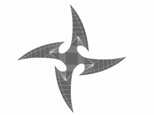collection of 20 shurikens 3D 모델