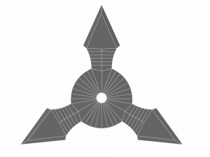 collection of 20 shurikens 3D 모델