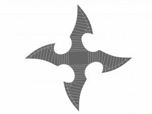 collection of 20 shurikens 3D 모델