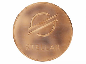 stellar cryptocurrency sign 3D Model