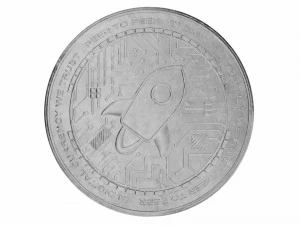 stellar cryptocurrency sign 3D Model