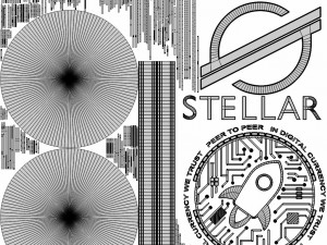 stellar cryptocurrency sign Modelo 3D