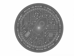 stellar cryptocurrency sign 3D Model