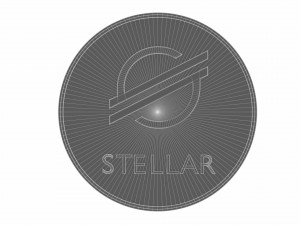stellar cryptocurrency sign Modelo 3D