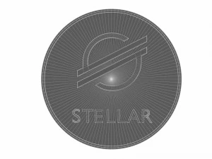 stellar cryptocurrency sign 3D Model