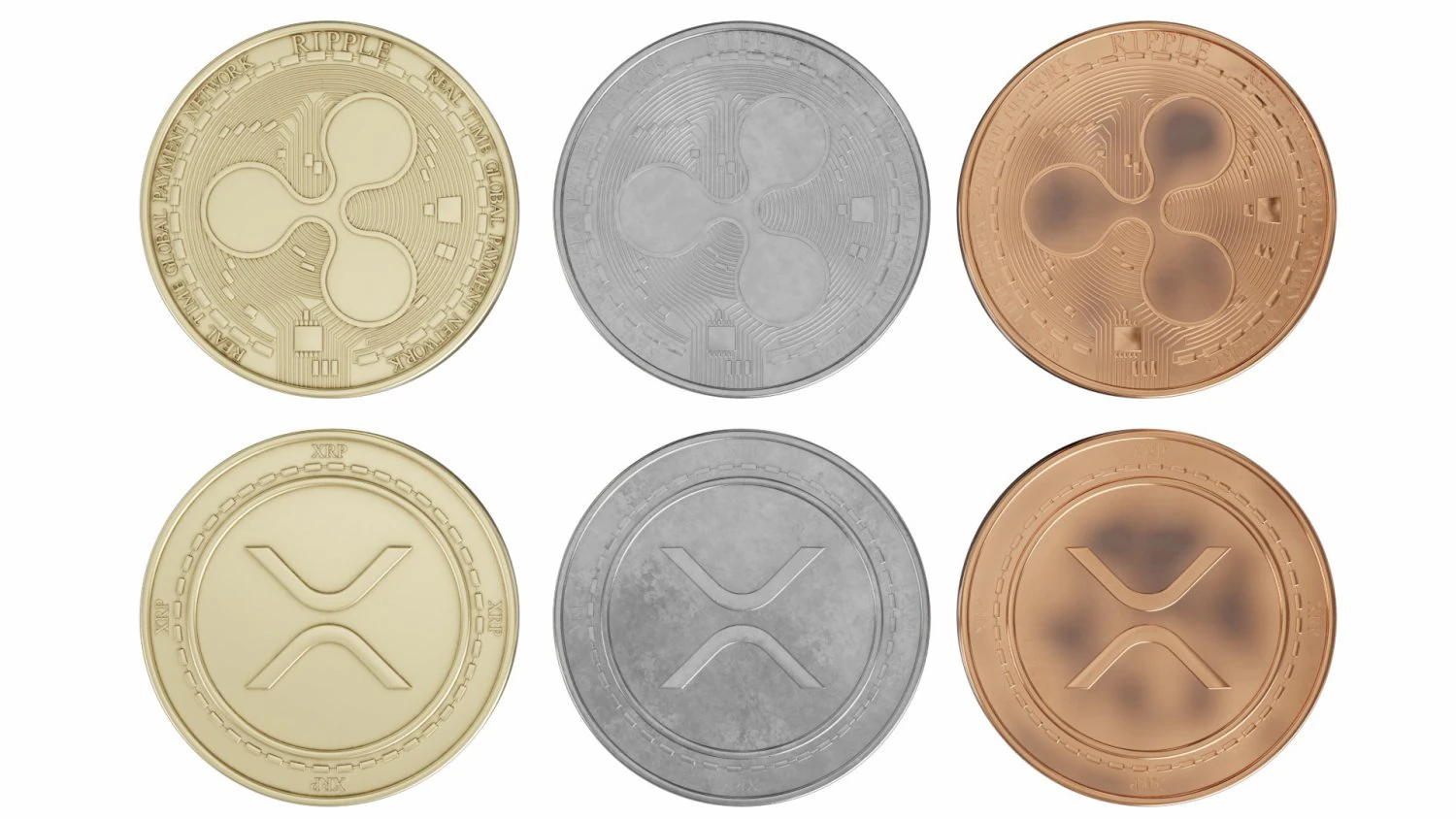 xrp cryptocurrency sign 3D Model .c4d .max .obj .3ds .fbx .stl .blend