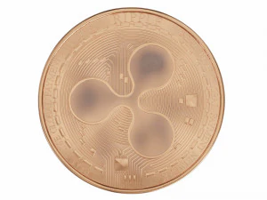 xrp cryptocurrency sign 3D Model