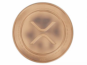 xrp cryptocurrency sign 3D Model