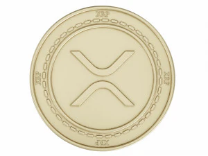 xrp cryptocurrency sign 3D Model