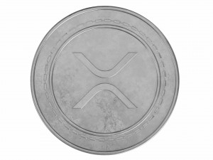 xrp cryptocurrency sign Modelo 3D