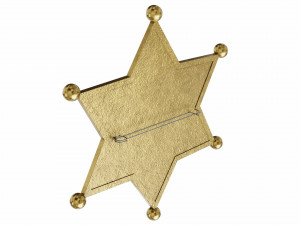 sheriffs badge Model 3D