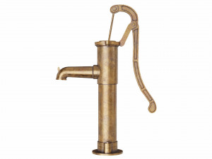 manual water pump 3D 模型