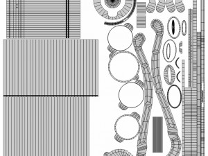 manual water pump 3D 模型