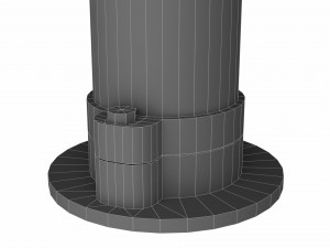 manual water pump 3D 模型