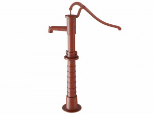 manual water pump 3D मॉडल