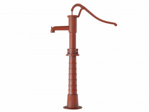 manual water pump 3D 模型