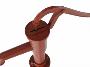 manual water pump 3D 模型