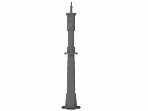 manual water pump 3D 模型