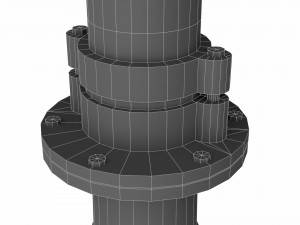 manual water pump 3D 模型