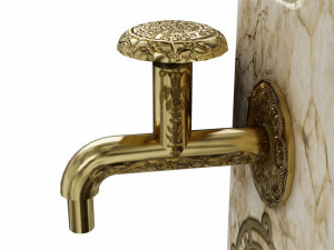 manual water pump 3Dモデル