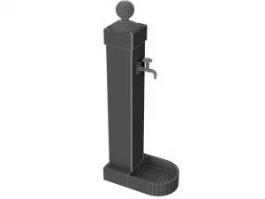 manual water pump 3D Model