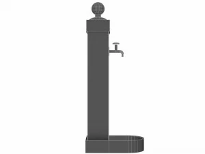 manual water pump 3D Model