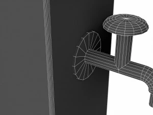manual water pump 3D Model