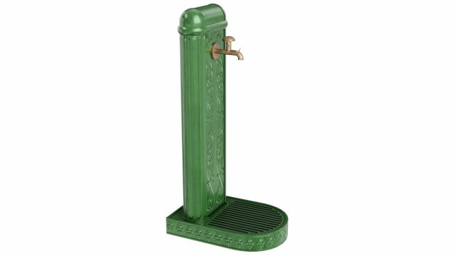 manual water pump 3D Model .c4d .max .obj .3ds .fbx .stl .blend 