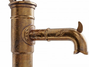 manual water pump 3D-Modell
