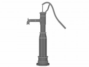 manual water pump 3D-Modell