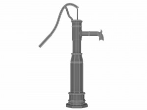 manual water pump 3D-Modell
